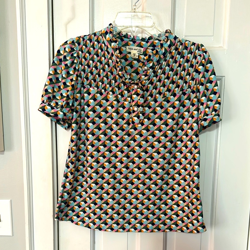 Faith and Joy size small blouse